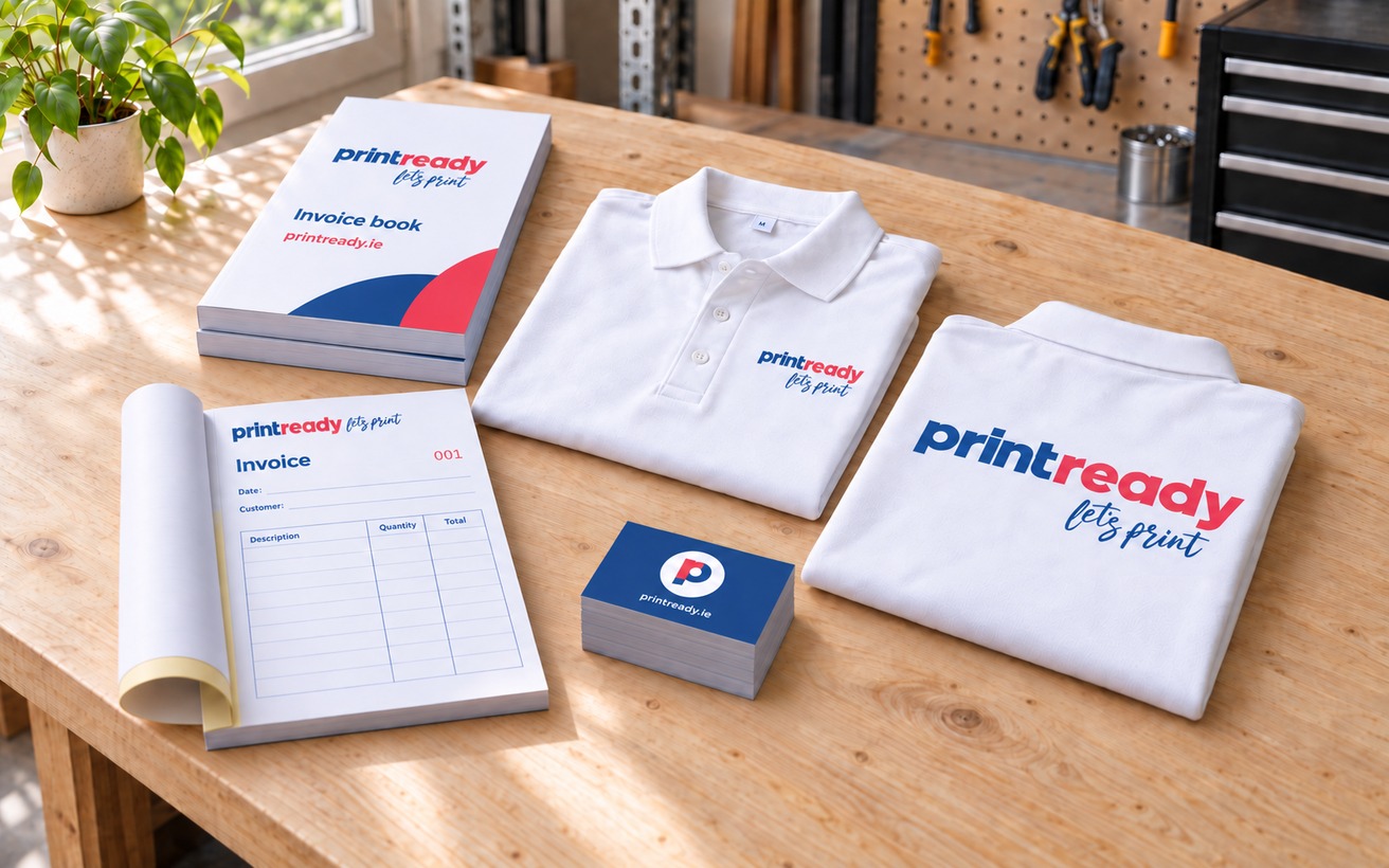 Tradesman Pack: Invoice Books, Polos, Cards